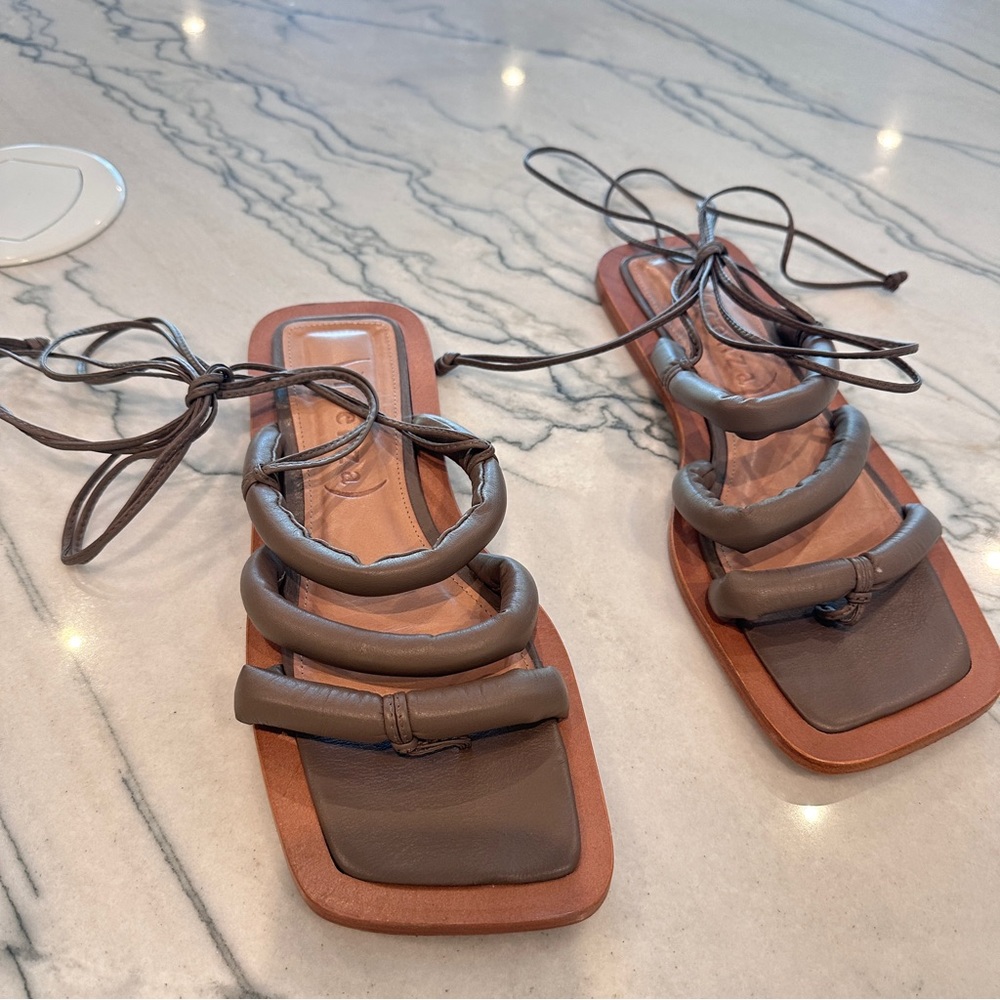 Free people Belize wrap sandals